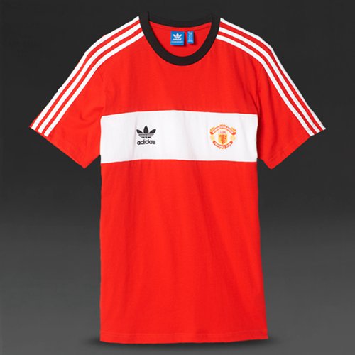 Adidas Originals Manchester United Tee 85 Red / White for Men